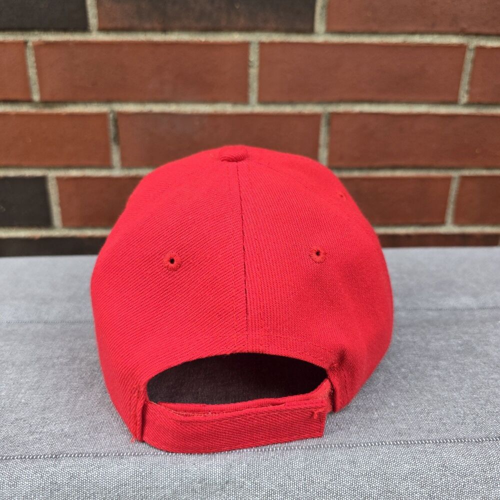 New Pisa Italia Embroidered Hat Cap Adjustable White Red Cappello - Picture 3 of 5